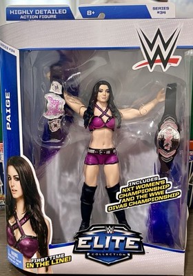 Paige WWE Elite Series 34 Mattel 2015 Action Figure DIVAS NXT Championship Belt!