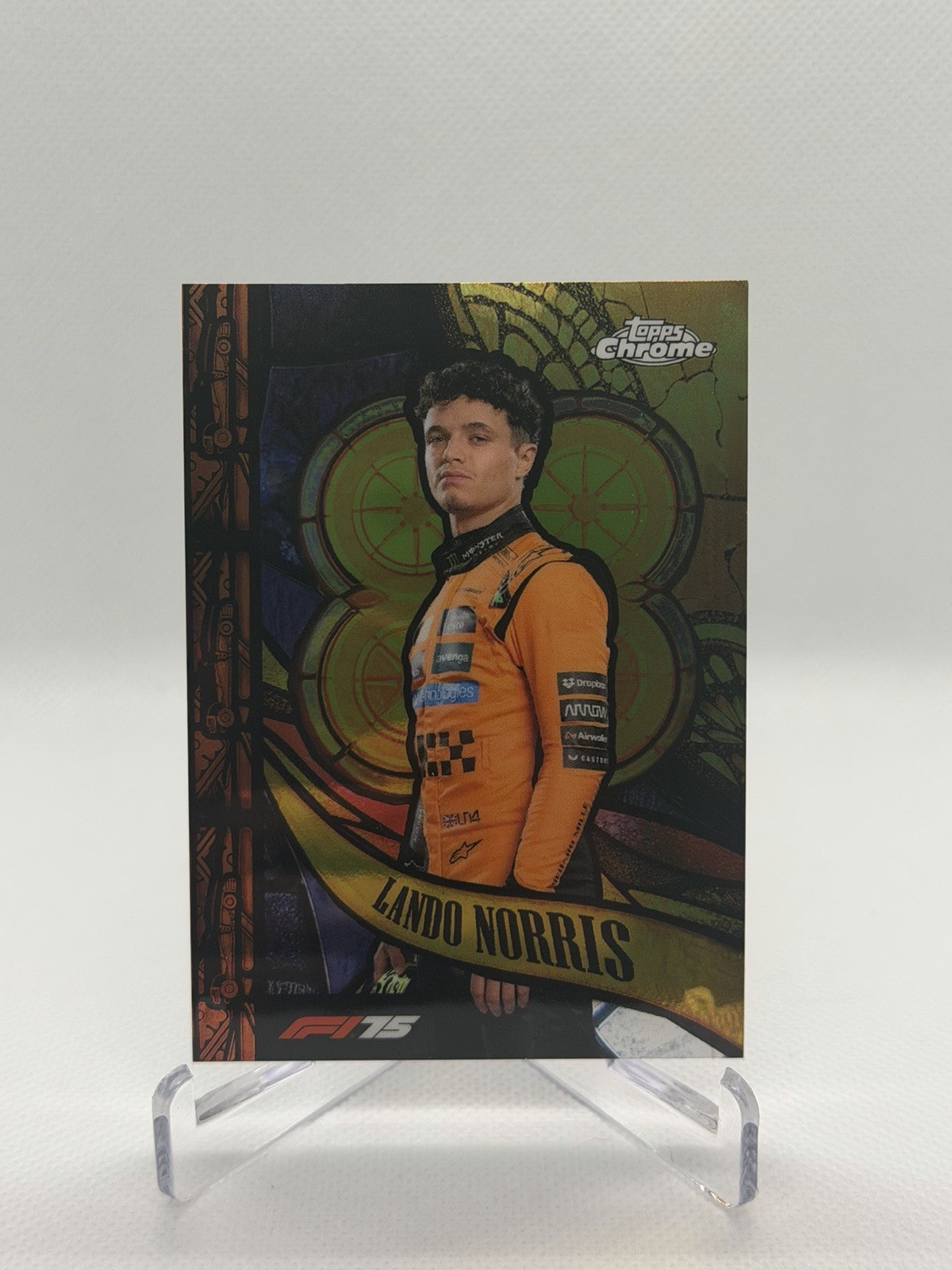 2025 Topps Chrome F1 Lando Norris The Grail Card 4 of 9 Unredeemed Formula 1