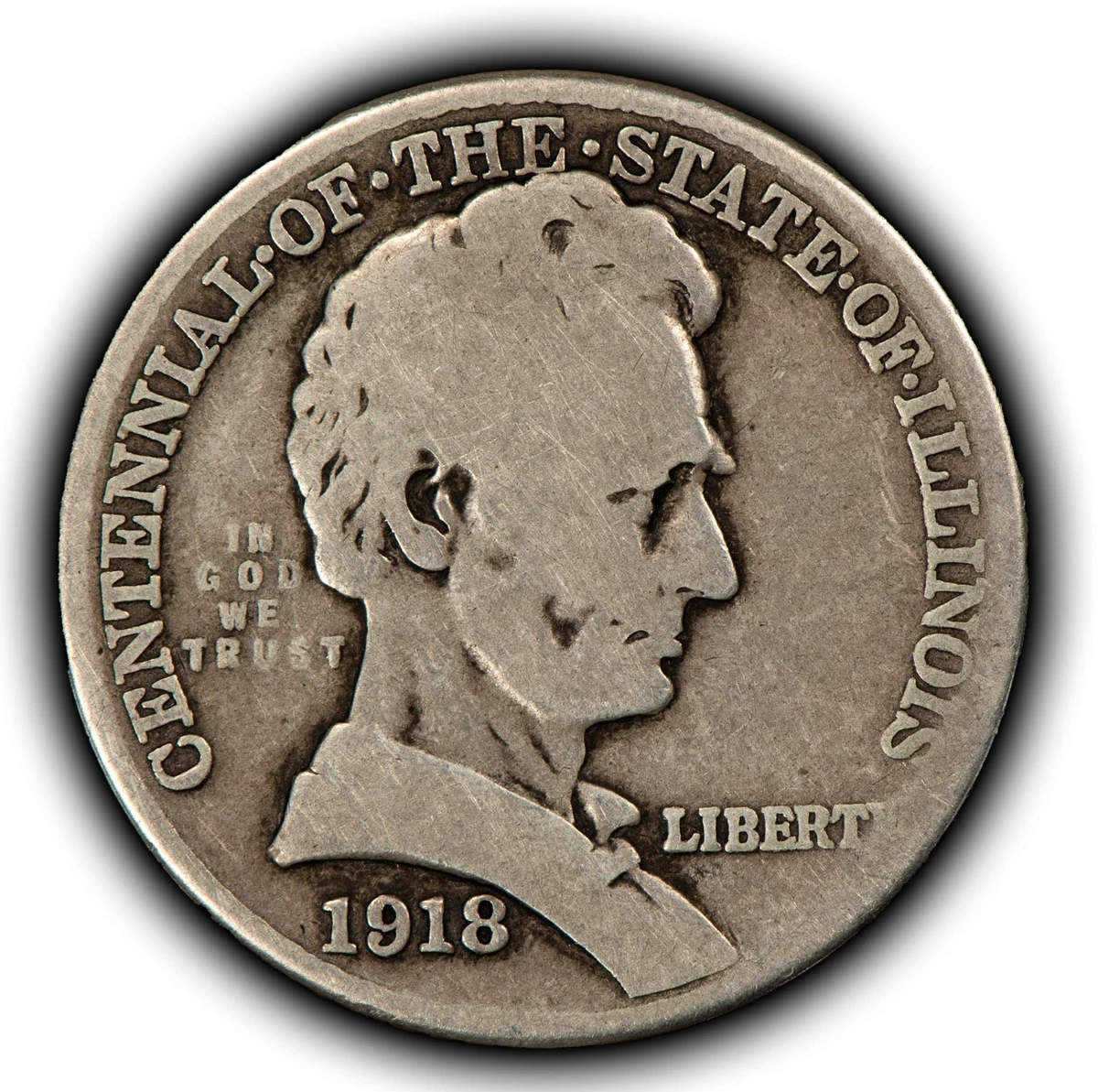 アメリカ合衆国　イリノイ州合衆国編入100周年記念　50セント銀貨　1918 1918 Year US Commemorative Coins for sale | eBay