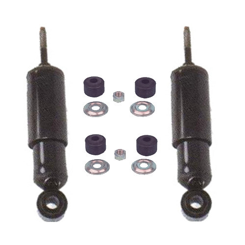 Set of 2 - Club Car DS (84-96 Gas) Golf Cart Rear Shocks with Bushings