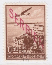 DEUTSCHE BESETZUNG SERBIEN German Occupation SERBIA 1941 50p Used A27P32F24102