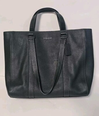 COACH H2222 C8157 Hunter Green Pebbled Leather Tote Bag | eBay