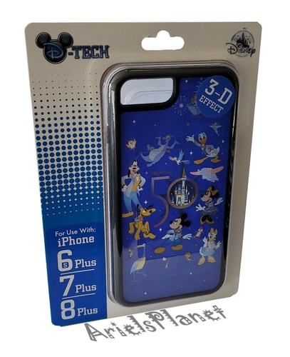 Disney Parks 50th Anniversary Mickey Friends Iphone 6s Plus 7 Plus 8 Plus Case Ebay