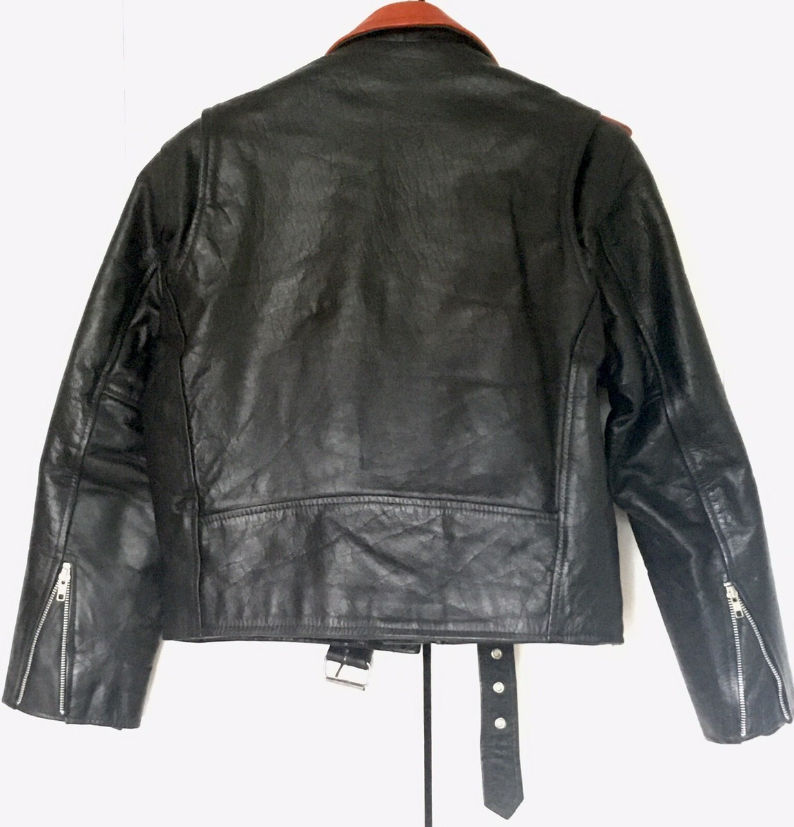 Vintage Echtes Leder Motorcycle Leather Jacket | eBay