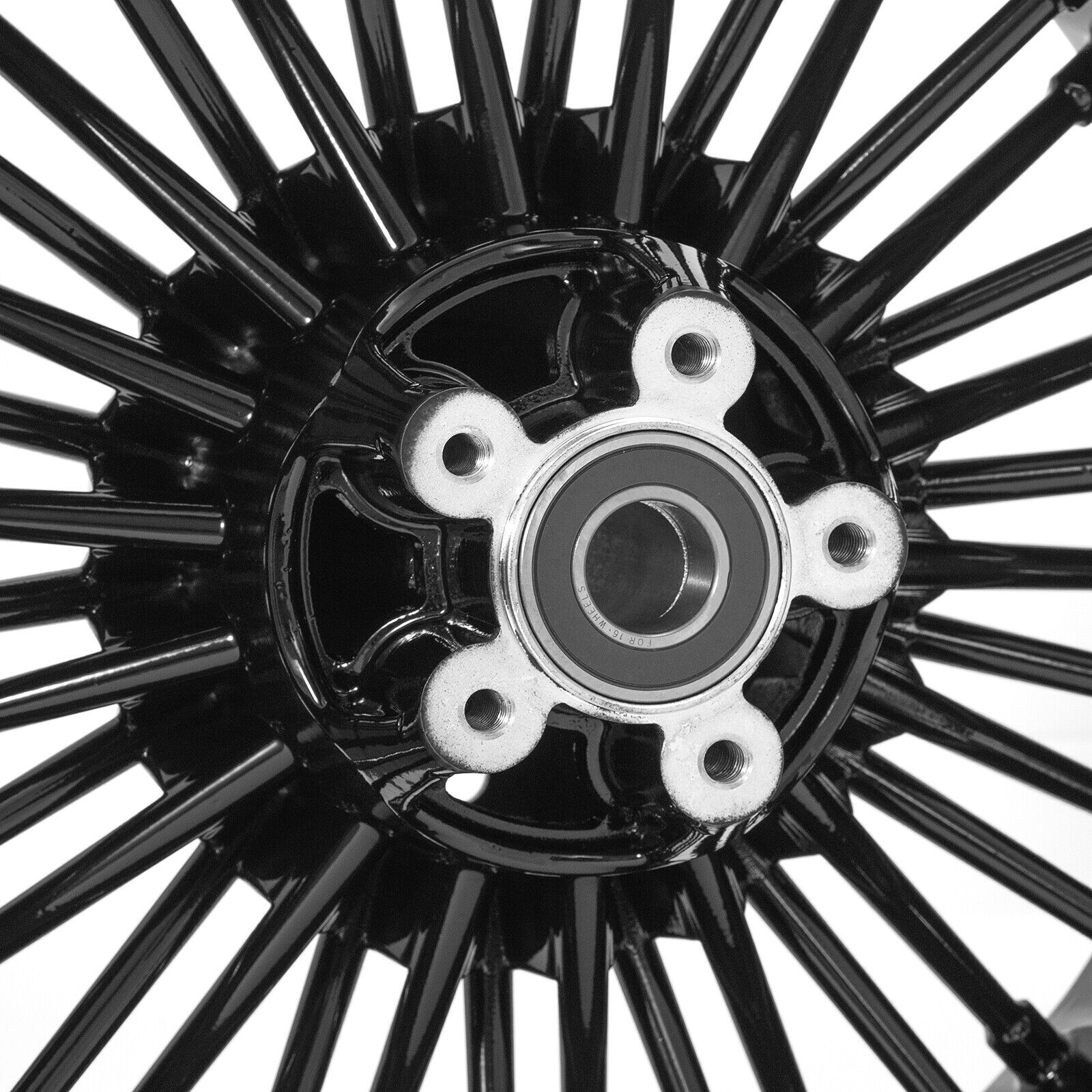 21X3.5 16X5.5 Fat Spoke Wheels Rotors for Harley Touring Street Road