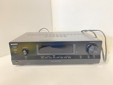 Sony Black AM-FM Stereo Home Theater Receiver STR-DH130 NO Remote Power Up