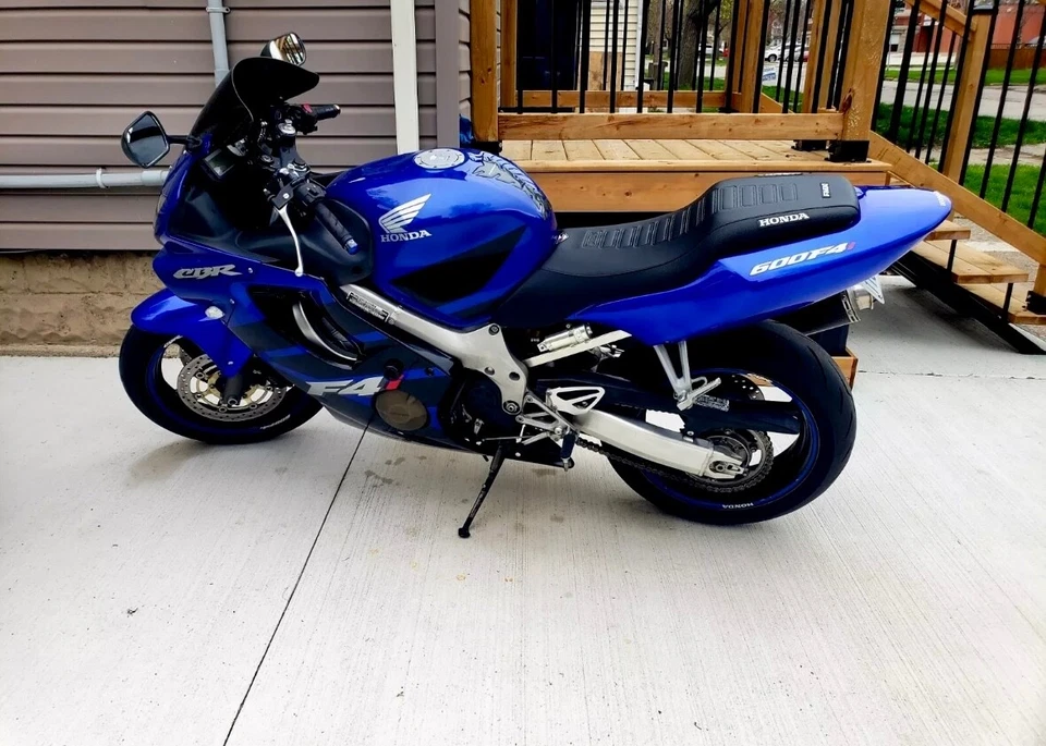 Capa de assento FMX PRETA HF para Honda CBR 600 F4 99-00 04-06 FRETE GRÁTIS inc - Imagem 2 de 2