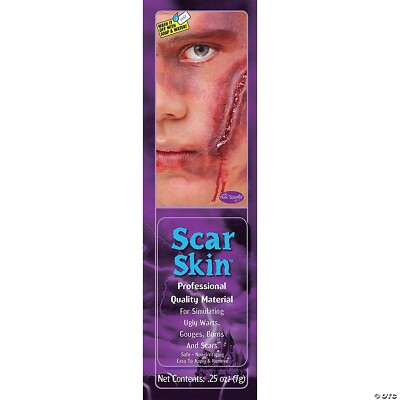 Halloween Costume FX Bloody Cut Burn-SCAR SKIN-Special Effect Prosthetic Make Up
