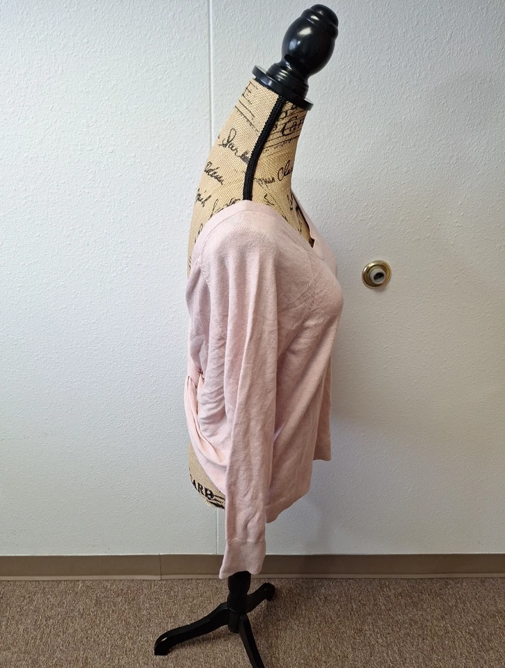 Victoria's Secret румяна розовый Twist узел открытый назад балет вязаный свитер размер средний - Изображение 3 из 4