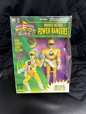 1994 Bandai Power Rangers TRINI Karate deluxe 8 in  Action Figure