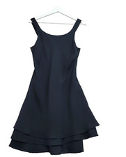 Joseph Ribkoff Little Black Dress Womens 10 Cocktail Party Flowy Minimalist