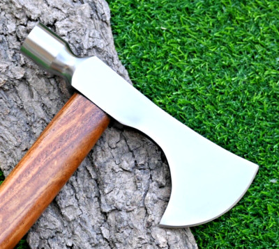 HANDMADE CARBON STEEL TOMAHAWK HATCHET INTEGRAL VIKING WOOD CHOPPING AXE 634