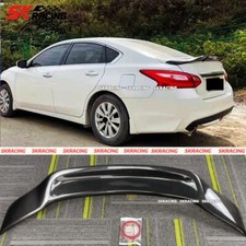 For 2016 2017 2018 Nissan Teana Altima Carbon Fiber Rear Trunk Lip Spoiler Wing
