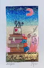 LEO NISI - "Ad Maiora" - Material Screen Print 10x15 cm