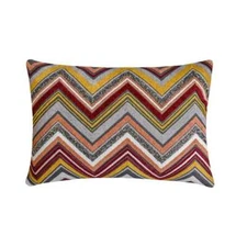 Home Decor Burgundy Lumbar Pillow Cover Modern Velvet - Autumn Peaks