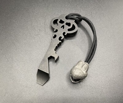 Chaves Knives D2 Steel Skeleton Key Prybar/ Bottle Opener EDC