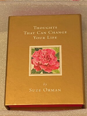 Thoughts That Can Change Your Life By Suze Orman 2010 *Pre-Owned/Nice* d2