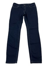 Maurices Womens Blue Denim Straight Jeans 14 Reg