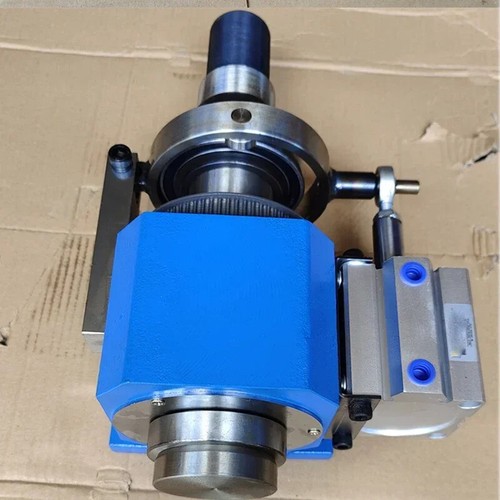 Spindle Type Rotary Pneumatic Clamp Base Collet Small Machine Tool Headstock - 第 5/8 張圖片