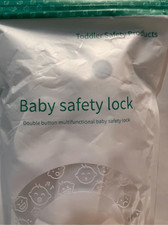 Double Button Baby Safety Locks Toddler Safe Product  s Four Piece Set White in C