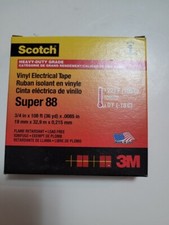 Vinyl Electrical Tape Super 88, 3/4 in x 108 FEET. NIB extra long  3M Scotch
