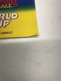 SUPERSPIKE V'BALL  World Cup ~ Nintendo NES Manual Instructions Booklet ONLY