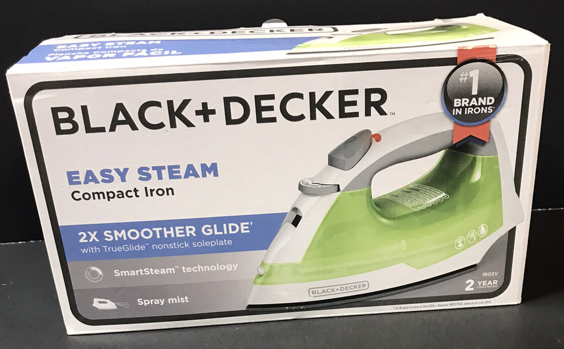 black and decker smart steam iro2v