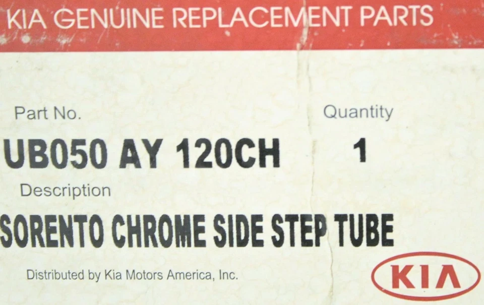 Número de pieza de estriberas Kia - UB050-AY-120CH Foto 2 de 2