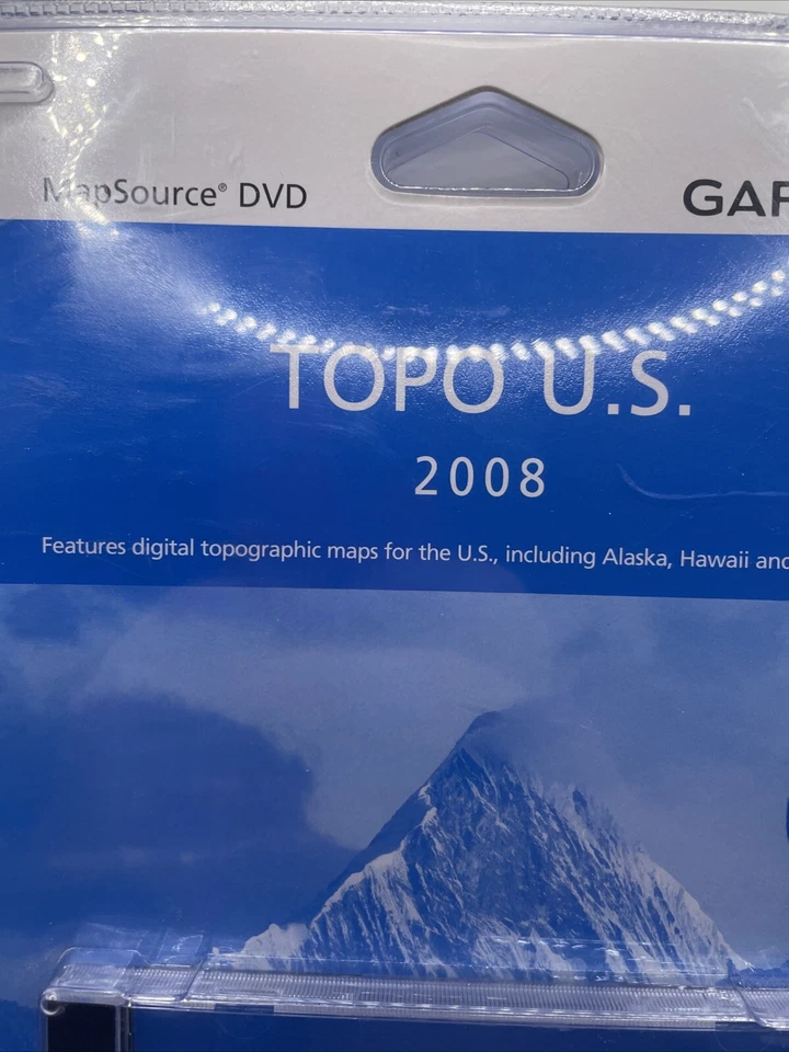 Garmin TOPO USA 2008 DVD MAPSOURCE SETUP DATA GPS MAPS NEW - Image 3 of 4