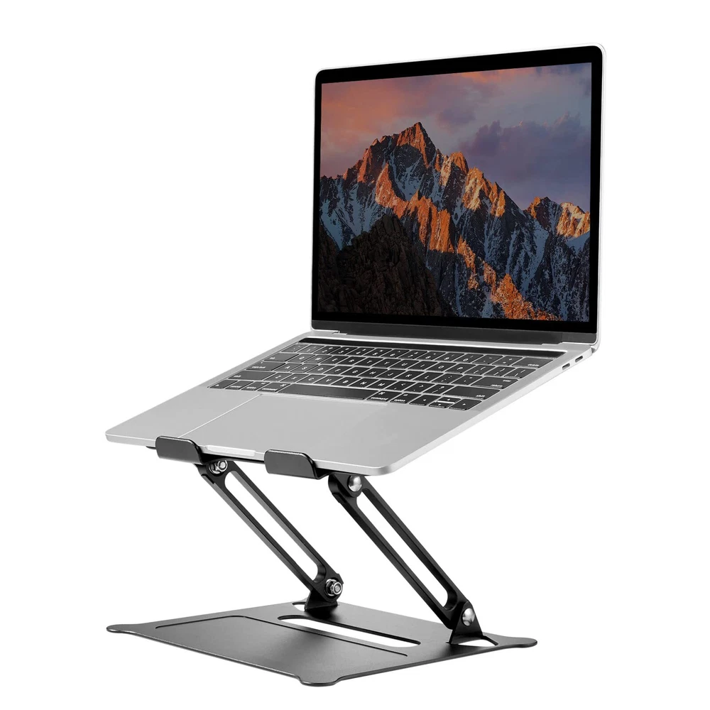 Laptop Stand, Adjustable Aluminum Laptop Riser for Desk, Foldable Portable La...