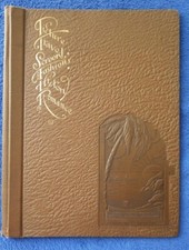 Large Vintage 1950s Hawaiian Sunset Palm Tree Hawaii Photo Album Beverly Hills