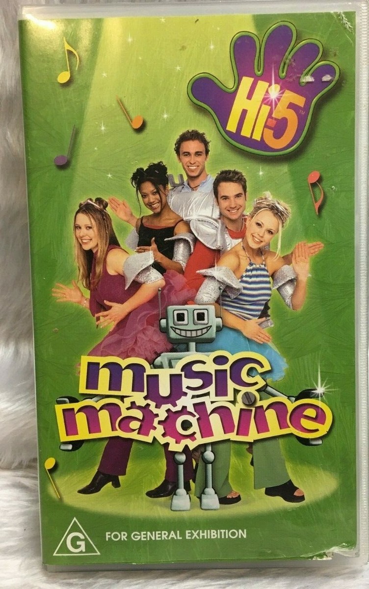 VHS Video Cassette Children's Hi-5 Music Machine - Nathan Foley