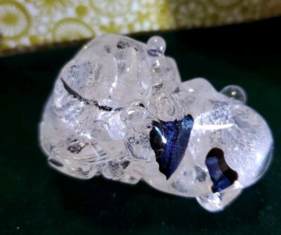 Timothy E Landers  Moon Rock Studio art  small Sculpture Dichroic Method  Signed