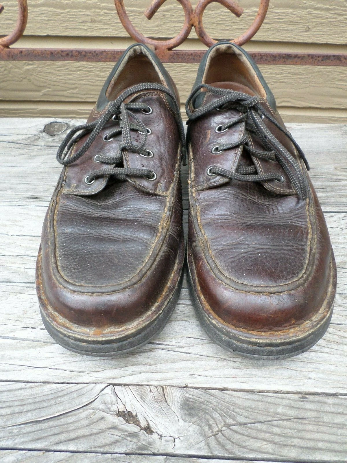 Scarpe casual CLARKS in pelle marrone. Uomo 10 5