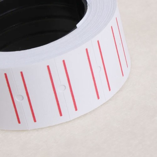 1 Roll(500 Labels) White Self Adhesive Price Label Tag Stickers Office Supplies - Picture 7 of 11