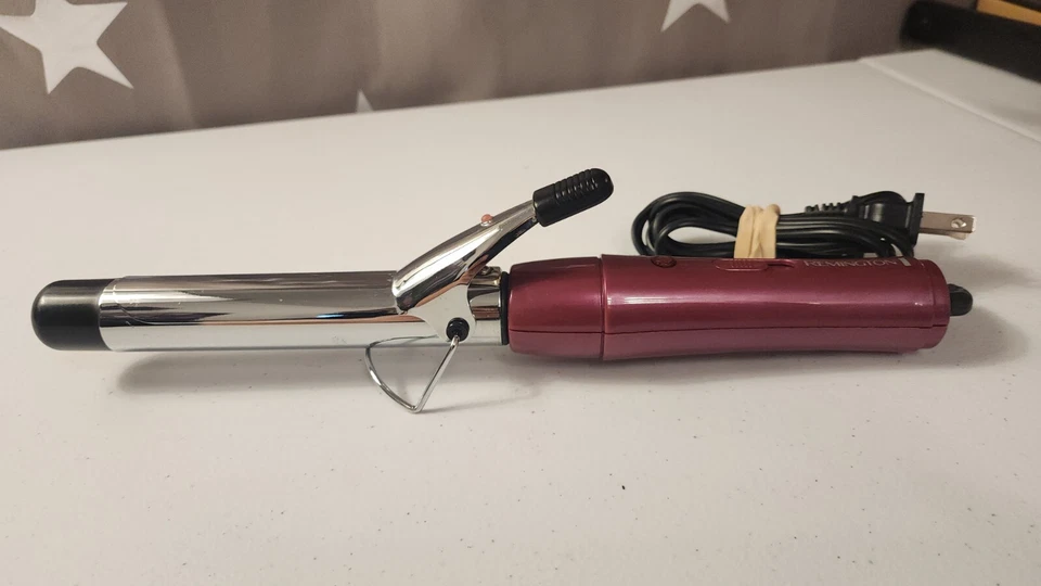 Remington 1" Curling Iron | Chrome Barrel, 2 Heat Settings, High Heat, Cool Tip - Image 4 of 4