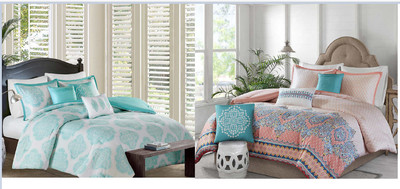 Echo New York 6 Piece 100 Cotton Comforter Sets King Ebay