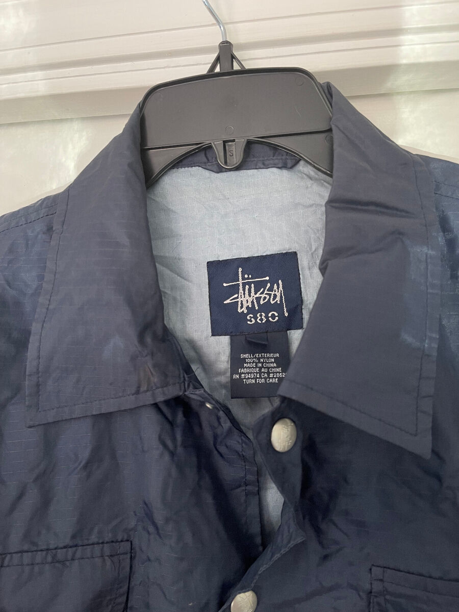 Stussy S80 Vintage Men Nylon Lightweight Jacket Blue | eBay Stussy S80 Vintage Men Nylon Lightweight Jacket Blue | eBay