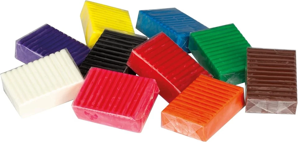 Plastilina Pongo Giotto 10 Colori Pasta da Modellare Confezione 500gr 10 Colori - Immagine 4 di 4