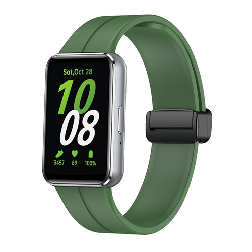 Silicone Magnetic Clasp Band For Samsung Galaxy FIT3, Sport Fitness Watch Straps - 第 43/45 張圖片