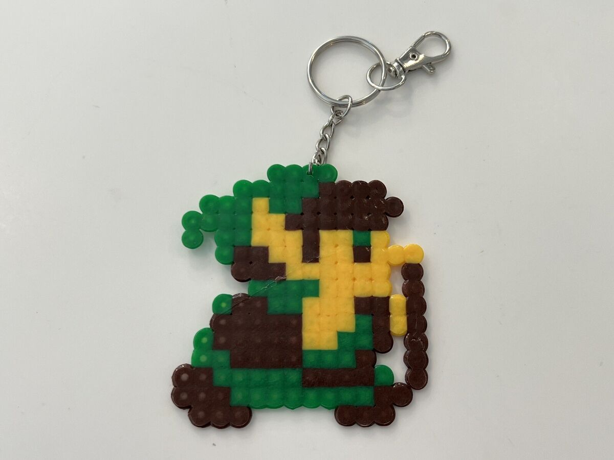 Legend of Zelda Link 8bit Bead Pixel Art!