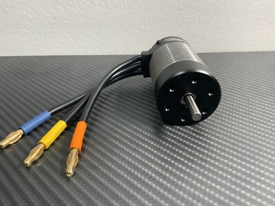 3665 2400KV 1/10 5mm 4 Pole Brushless Motor Fits 1/10 RC Car