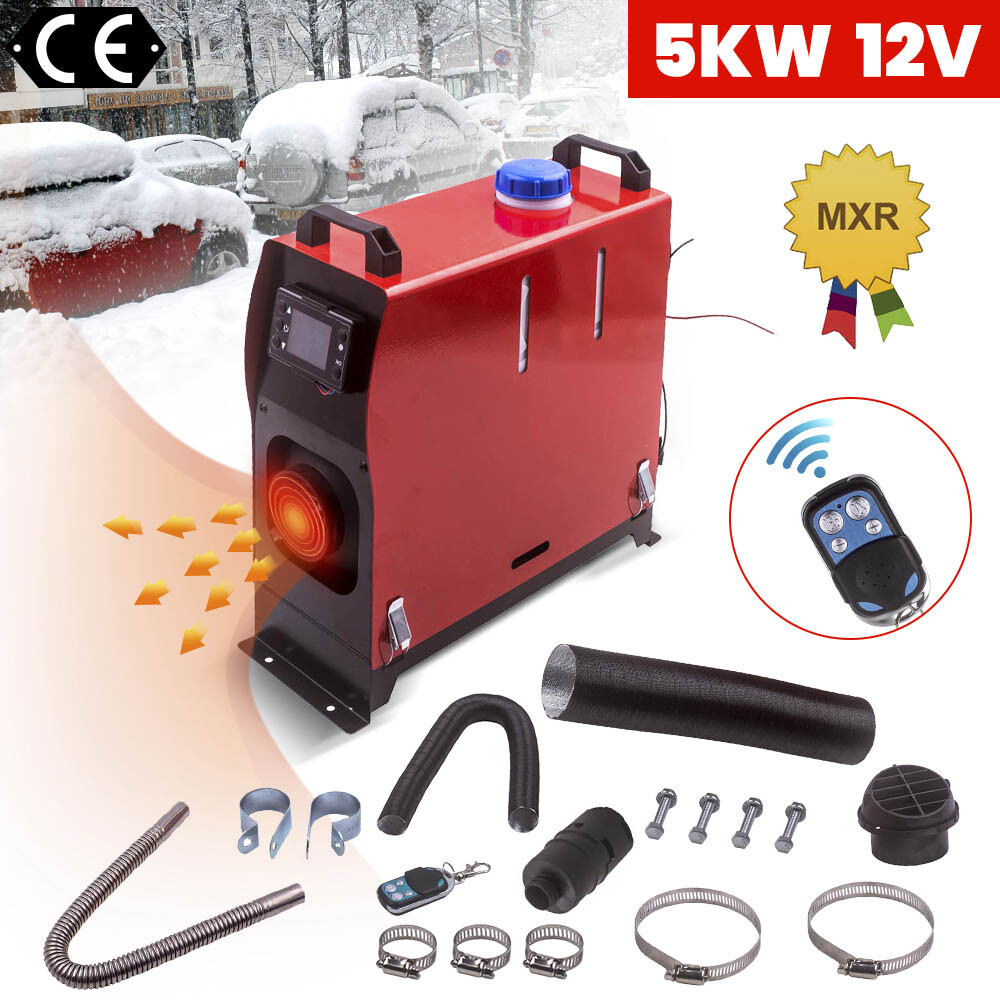 12V 5KW Diesel Air Heater for Car Caravan Motorhome Trucks Lorry - Main Image