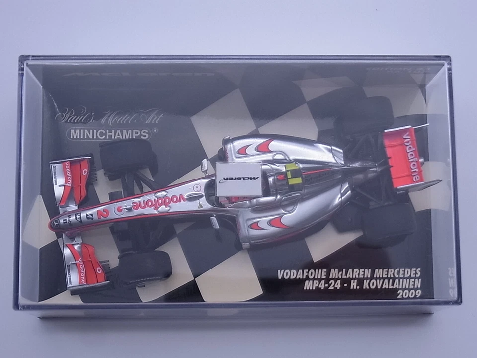 Minichamps 1/43 Mercedes Vodafone Mclaren Mercedes MP4-24 2009 H.Kovalainen EX Foto 2 de 4