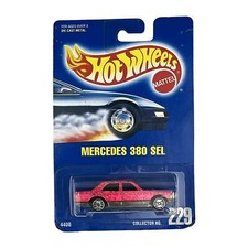 Hot Wheels MERCEDES 380 SEL 1991 Mattel Collector # 229 In Original Package
