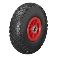 Ersatzrad FüR StüTzrad Kunststoff-Felge Mit Pu-Reifen 260X85Mm