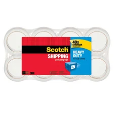24 Roll Scotch 3M Heavy Duty Clear Packaging Shipping Tape about 2" wide 3" core