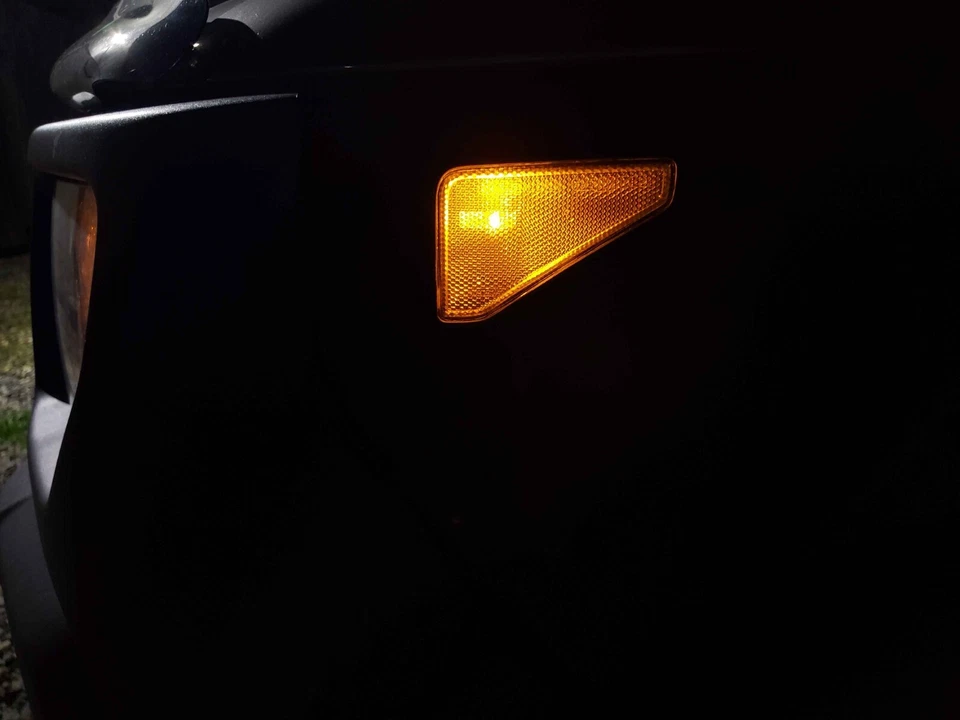 Cubiertas de lente marcador lateral ahumado para Honda Element 2003-2008 superposiciones de luz de humo Foto 2 de 4