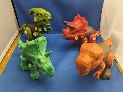 Take Apart Dinosaur Toys for Kids Dinosaur Building Set of 4  (NO TOOLS )