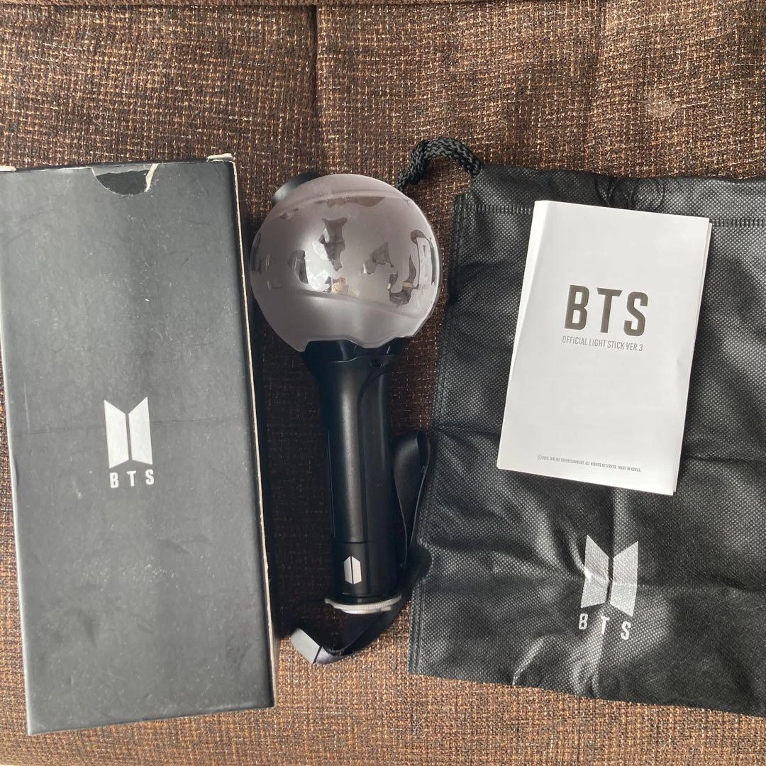 BTS ARMY Bomb Ver 3 Official Light Stick with Box photo card set 7